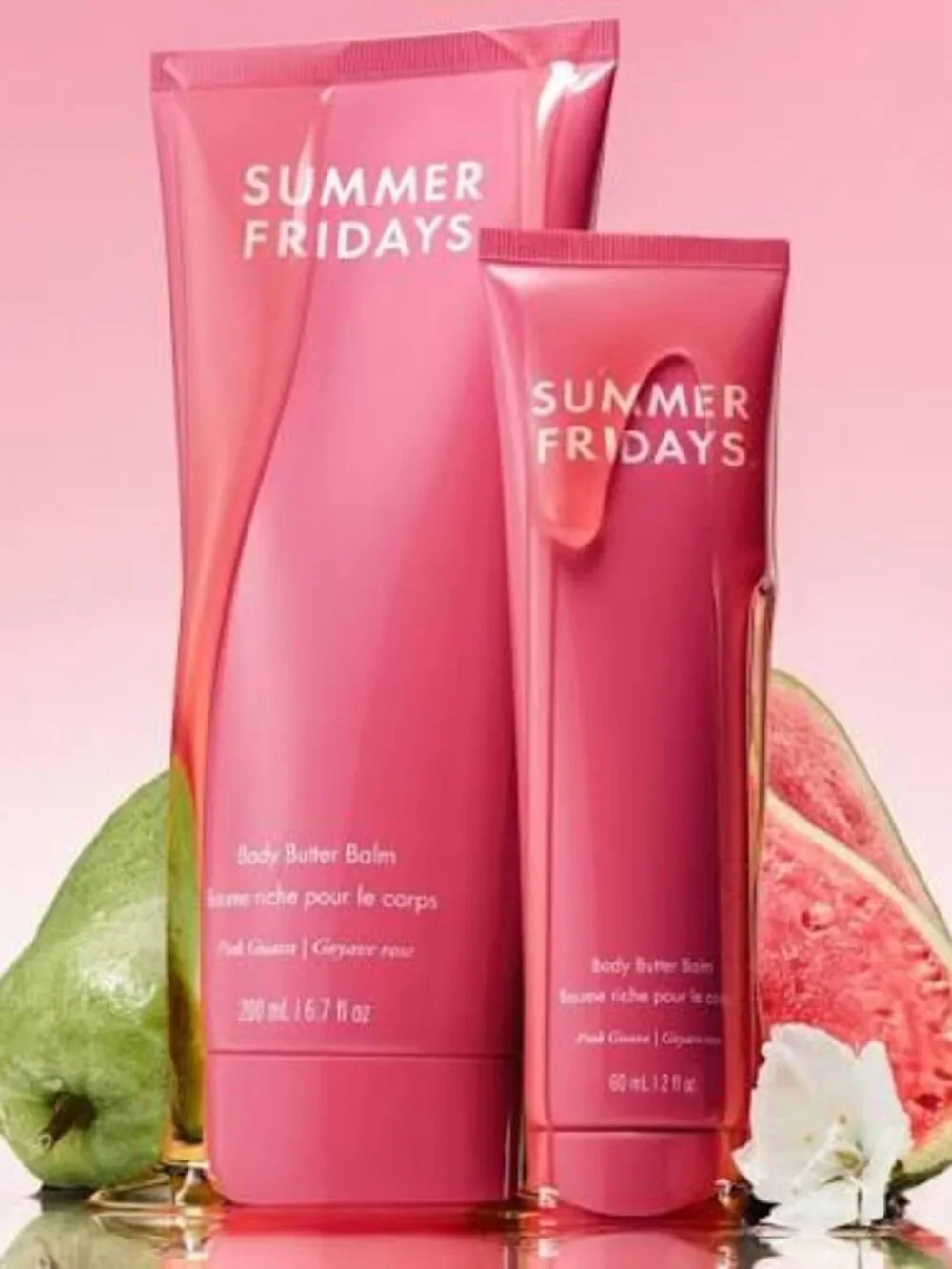 Summer Fridays Body Butter Balm Pink Guava 2 oz
